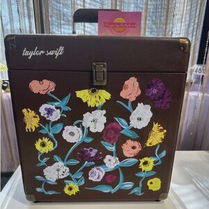 Taylor Swift HANDMADE Acoustic Set Piano Flowers Vinyl Records Storage Case